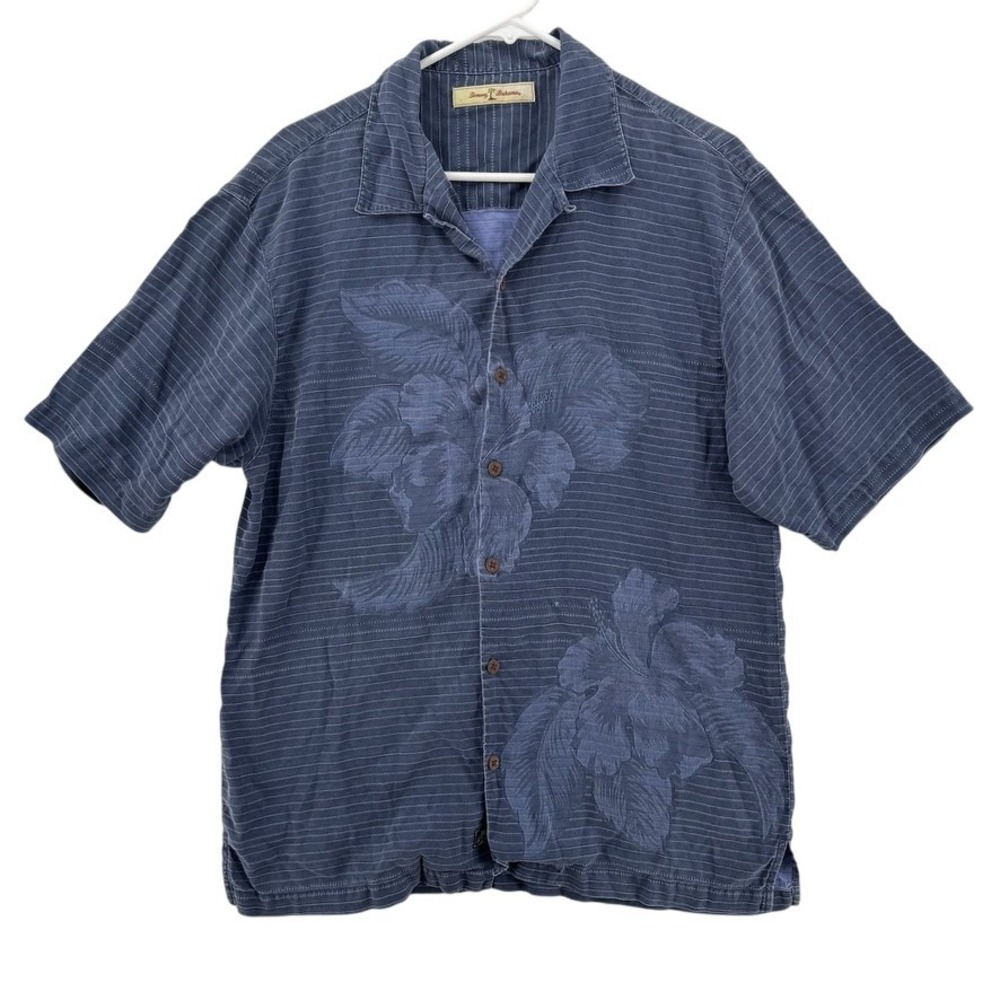 Tommy Bahama Blue Casual Button Down Shirt